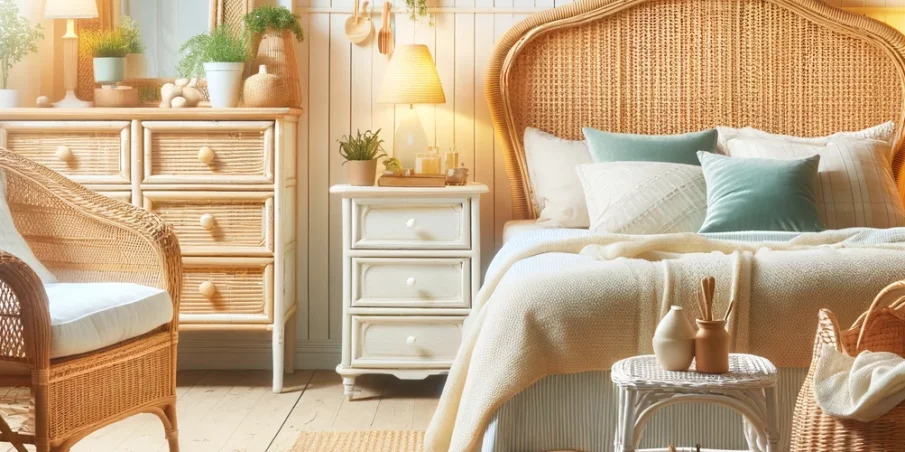 How to Paint Wicker Bedroom Furniture